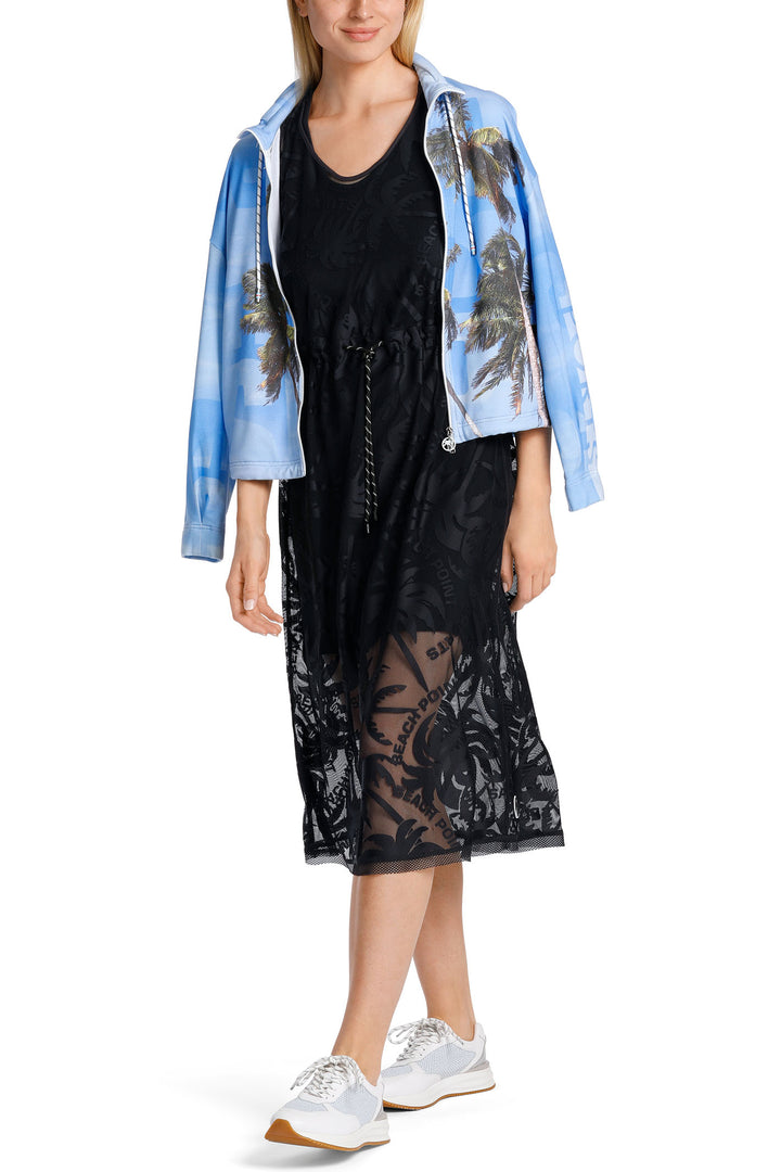 Marc Cain Sports WS 21.52 J79 395 Black Racer Back Dress - Olivia Grace Fashion