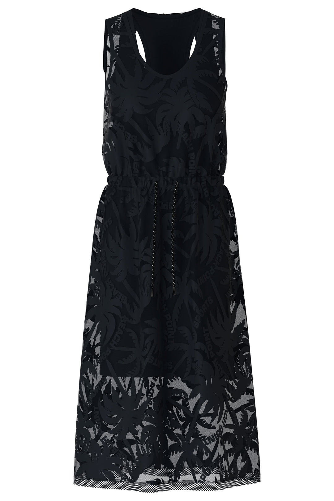 Marc Cain Sports WS 21.52 J79 395 Black Racer Back Dress - Olivia Grace Fashion