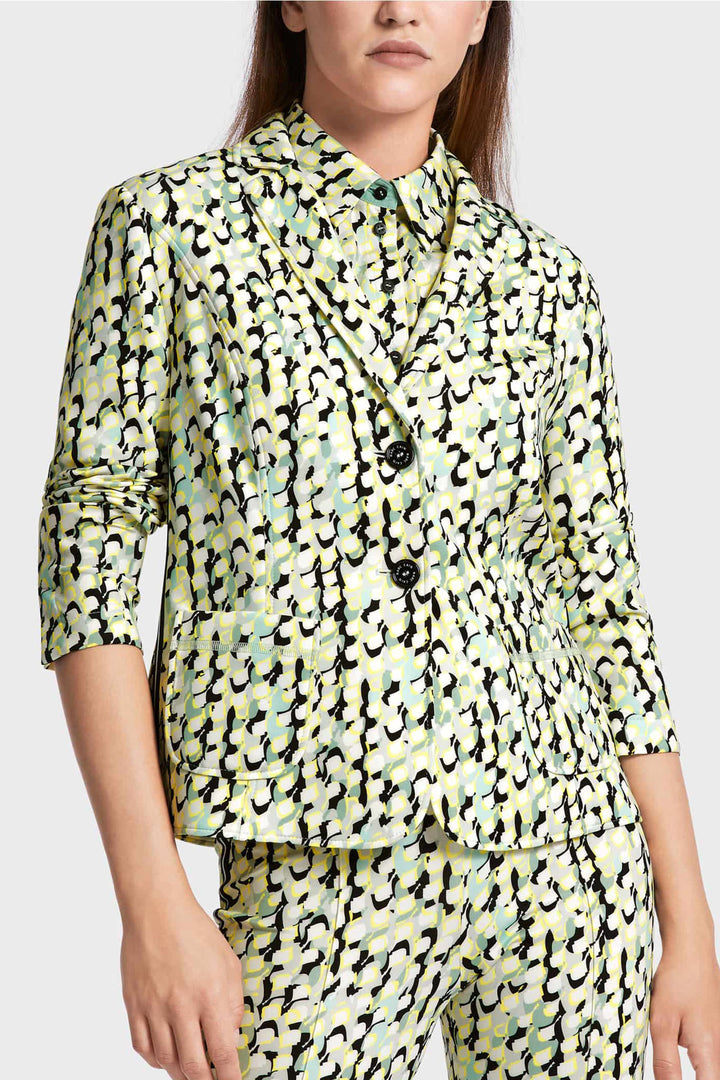 Marc Cain Sports WS 34.08 J19 509 Soft Sage Blazer Jacket - Olivia Grace Fashion