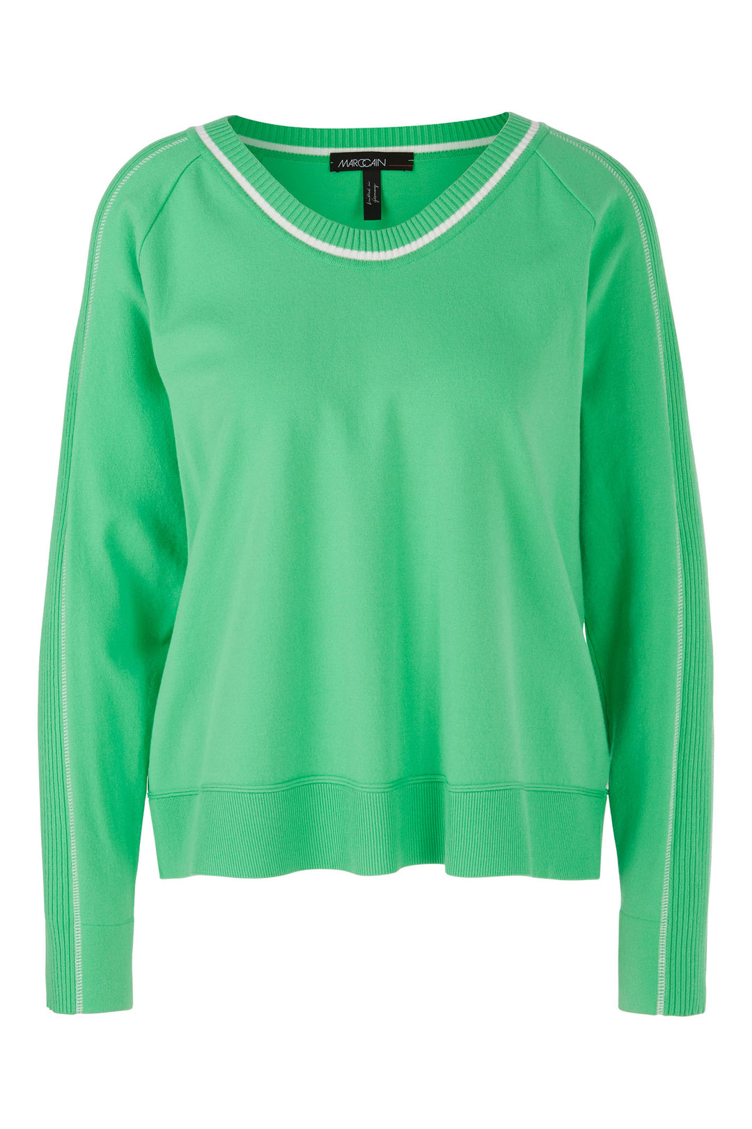 Marc Cain Sports WS 41.05 M09 543 New Neon Green Jumper - Olivia Grace Fashion