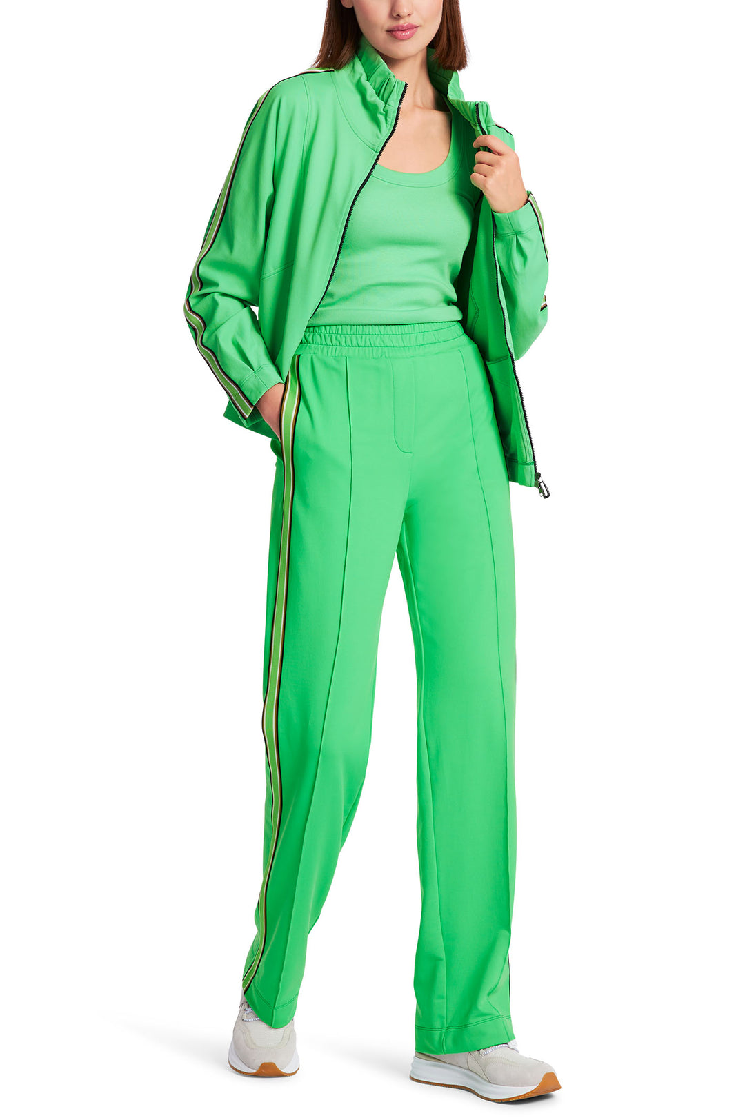 Marc Cain Sports WS 81.43 J51 543 New Neon Green Welby Trousers - Olivia Grace Fashion