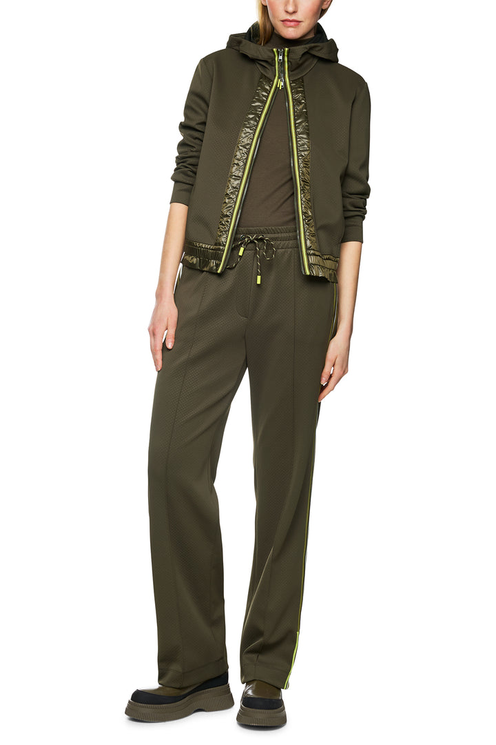 Marc Cain Sports ZS 31.08 J18 Olive Drab Hooded Jacket 595 - Olivia Grace Fashion