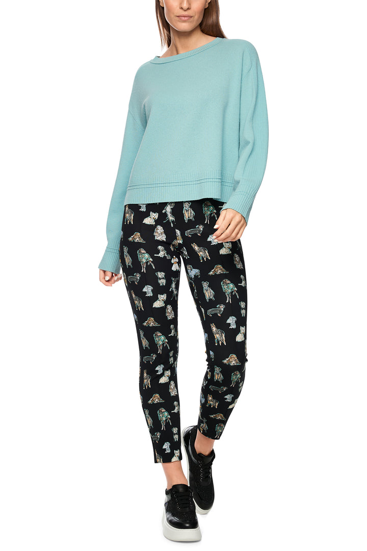 Marc Cain Sports ZS 41.33 M63 Soft Teal Wide Neck Jumper 507