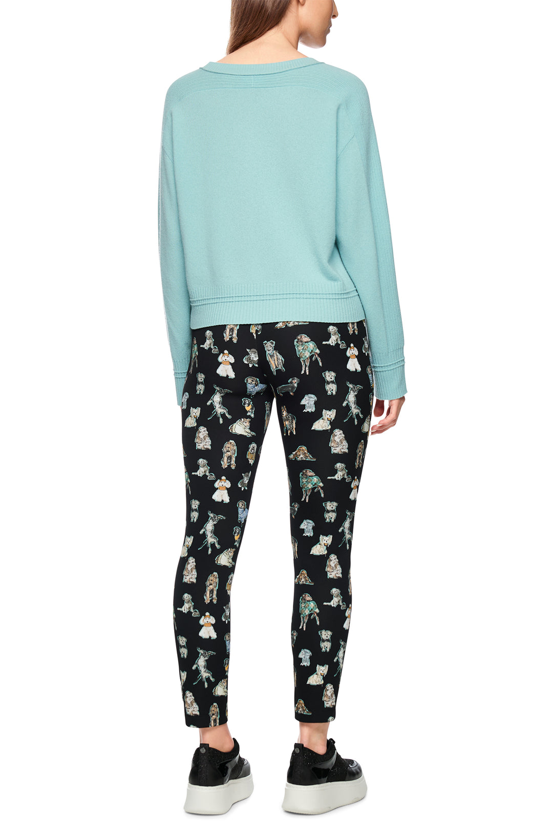 Marc Cain Sports ZS 41.33 M63 Soft Teal Wide Neck Jumper 507