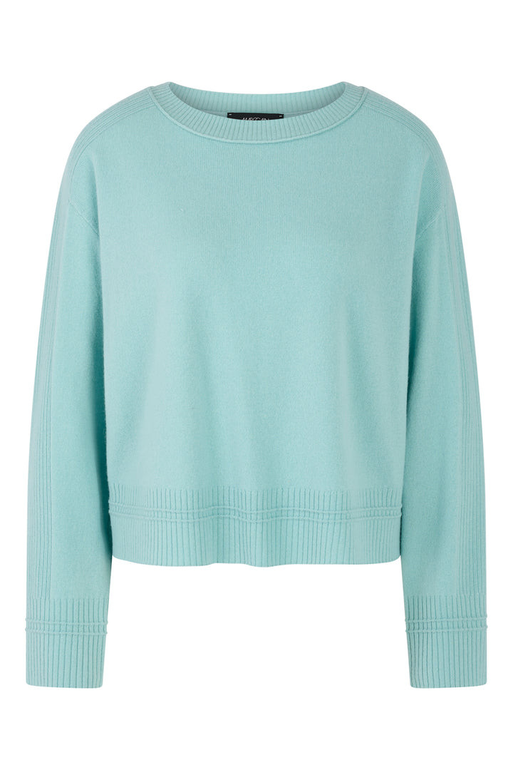 Marc Cain Sports ZS 41.33 M63 Soft Teal Wide Neck Jumper 507
