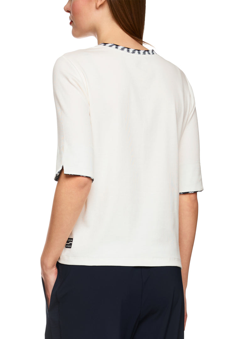 Marc Cain Sports ZS 48.18 J55 Off White Jersey Top 110