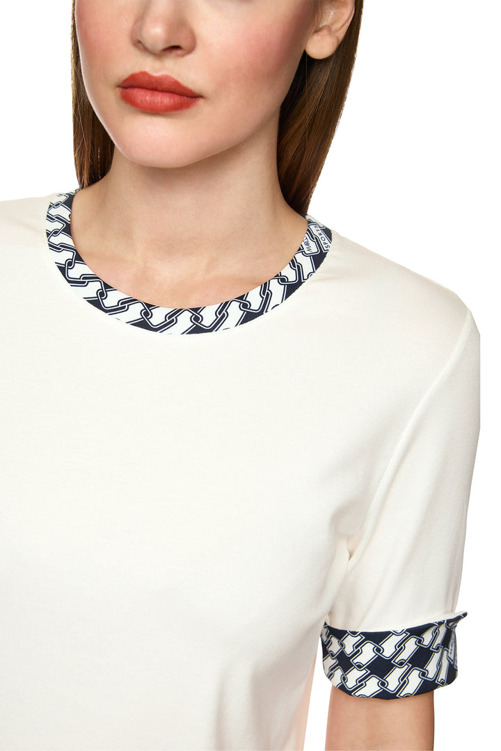 Marc Cain Sports ZS 48.18 J55 Off White Jersey Top 110