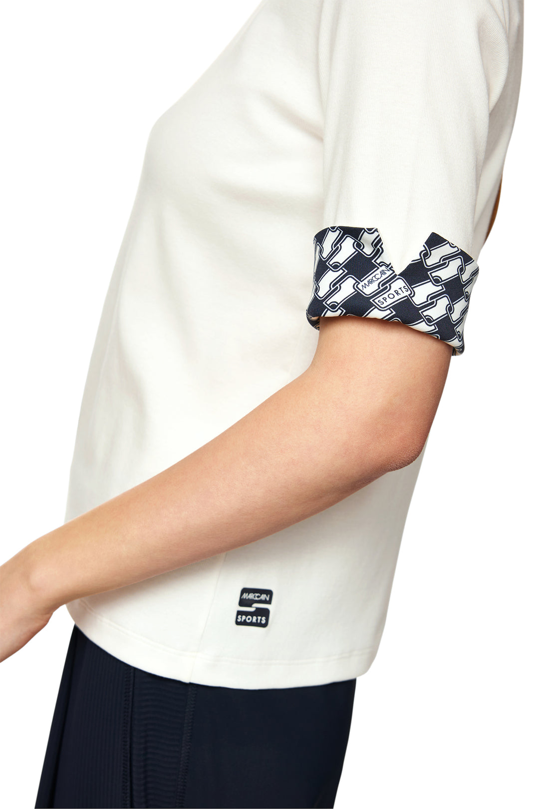 Marc Cain Sports ZS 48.18 J55 Off White Jersey Top 110