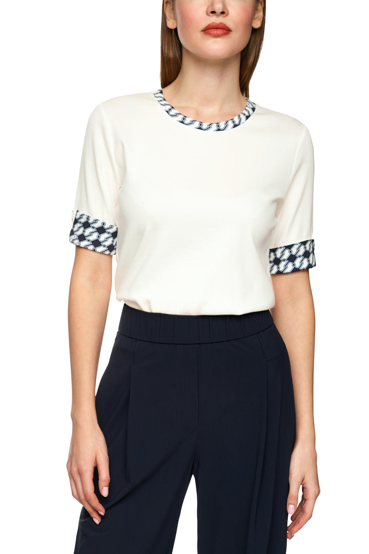 Marc Cain Sports ZS 48.18 J55 Off White Jersey Top 110