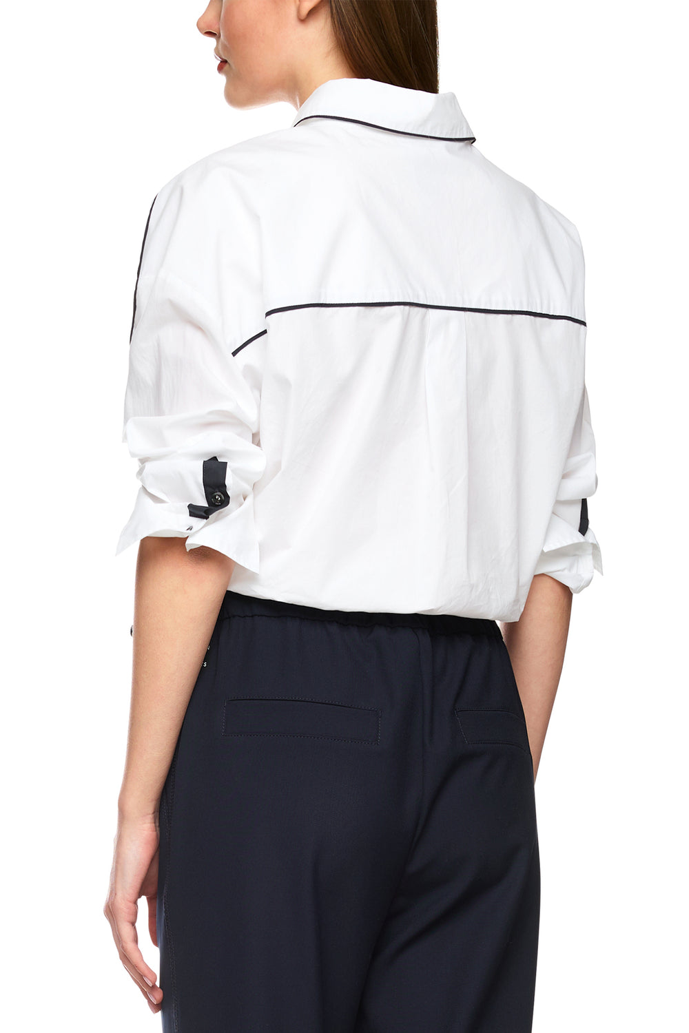 Marc Cain Sports ZS 51.08 W80 White Shirt 100 - Olivia Grace Fashion