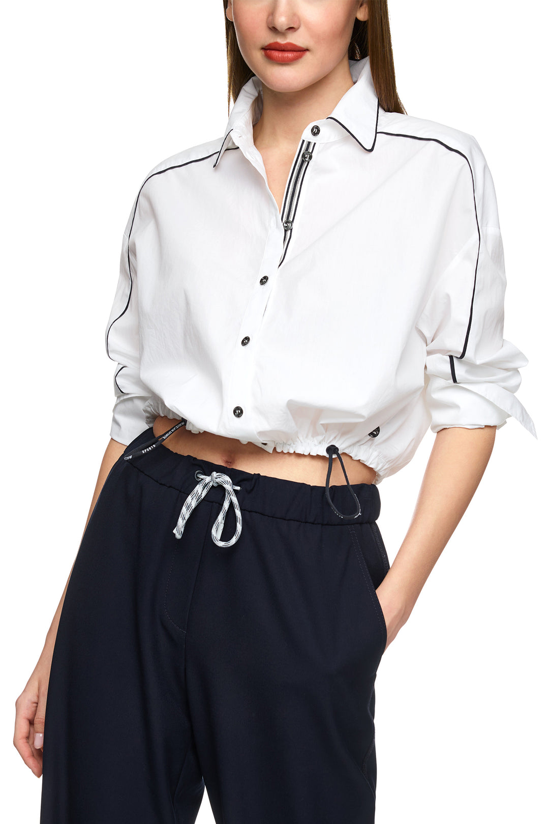 Marc Cain Sports ZS 51.08 W80 White Shirt 100 - Olivia Grace Fashion