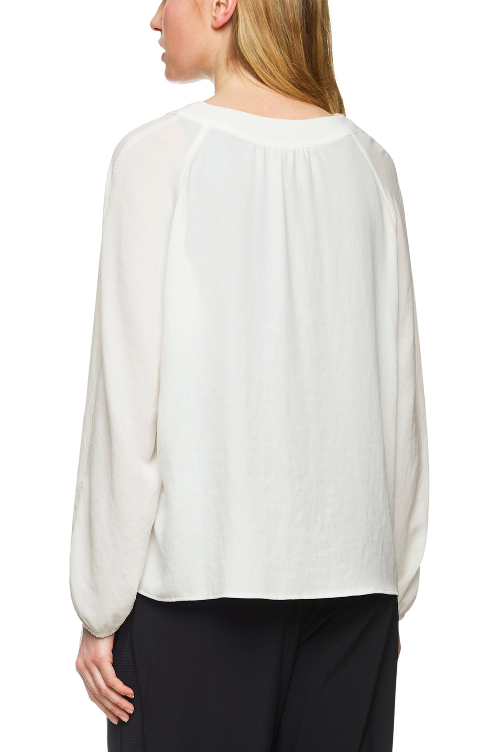 Marc Cain Sports ZS 51.10 W41 Off White V-Neck Top 110 - Olivia Grace Fashion