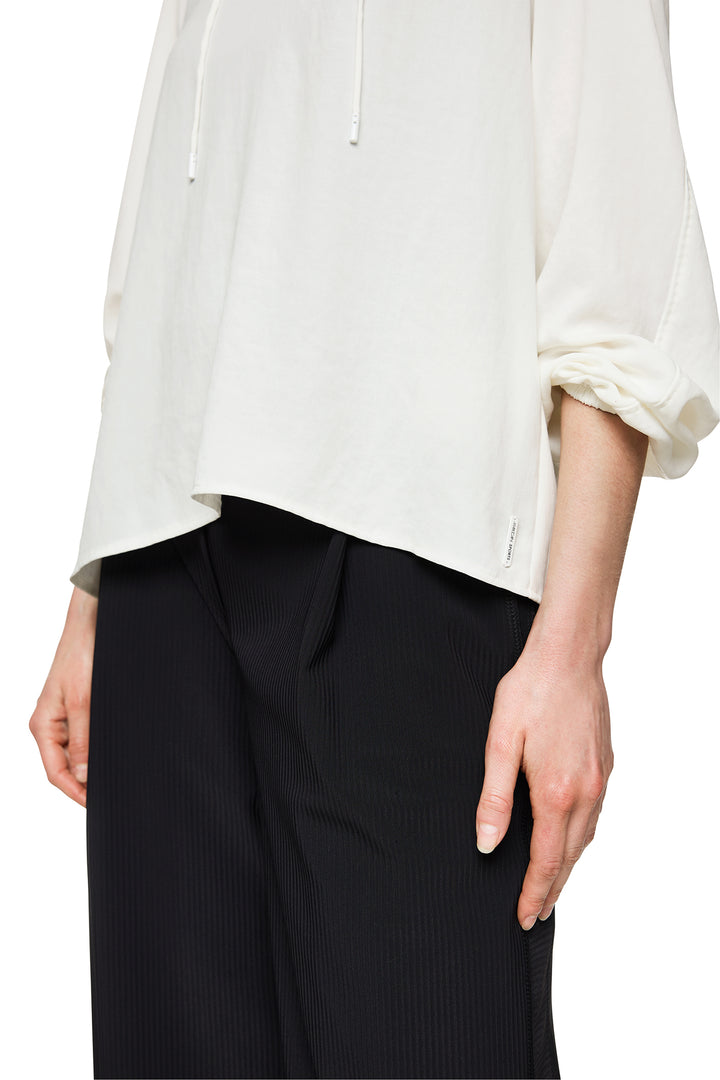 Marc Cain Sports ZS 51.10 W41 Off White V-Neck Top 110 - Olivia Grace Fashion