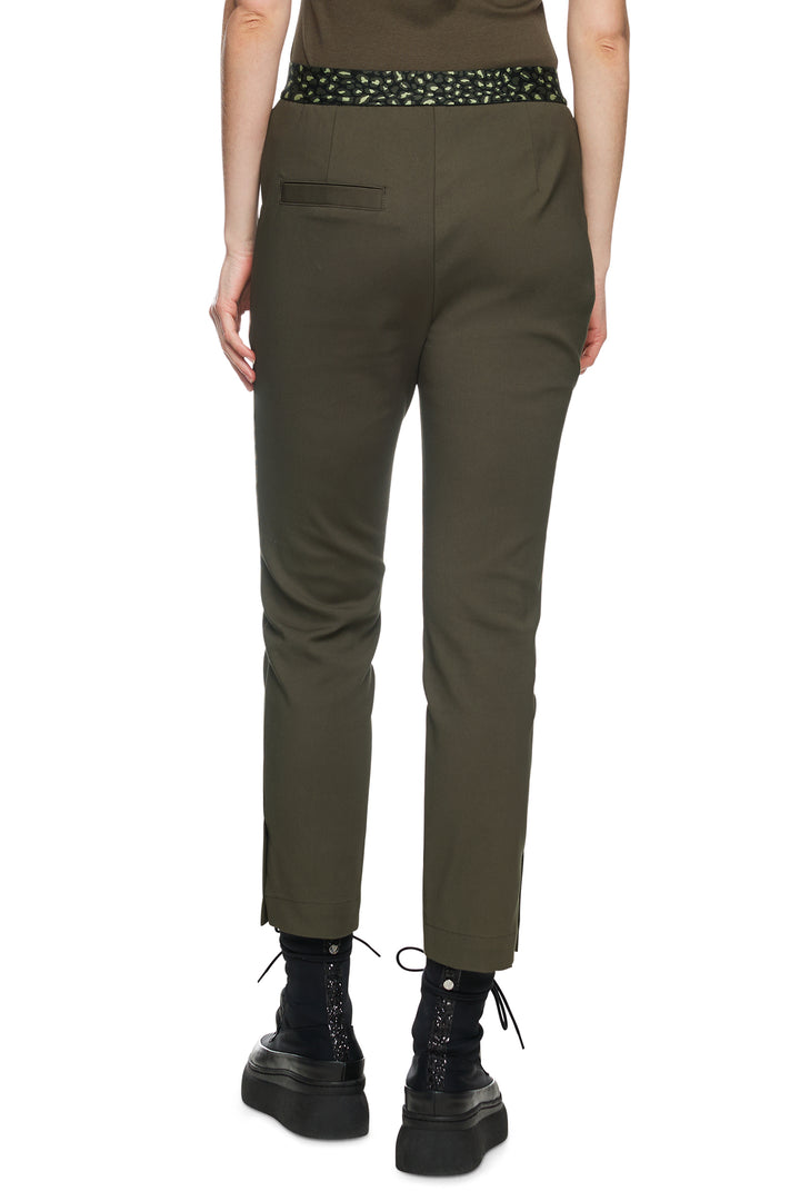Marc Cain Sports ZS 81.12 W08 Olive Drab Slim Fit Trousers 595 - Olivia Grace Fashion