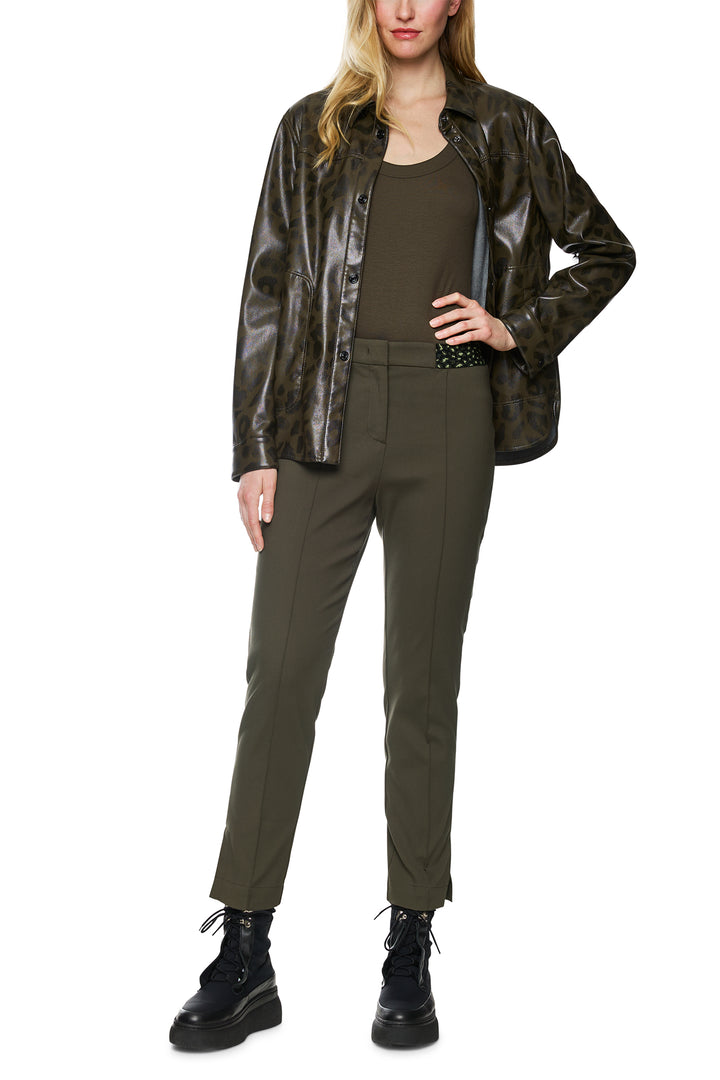 Marc Cain Sports ZS 81.12 W08 Olive Drab Slim Fit Trousers 595 - Olivia Grace Fashion