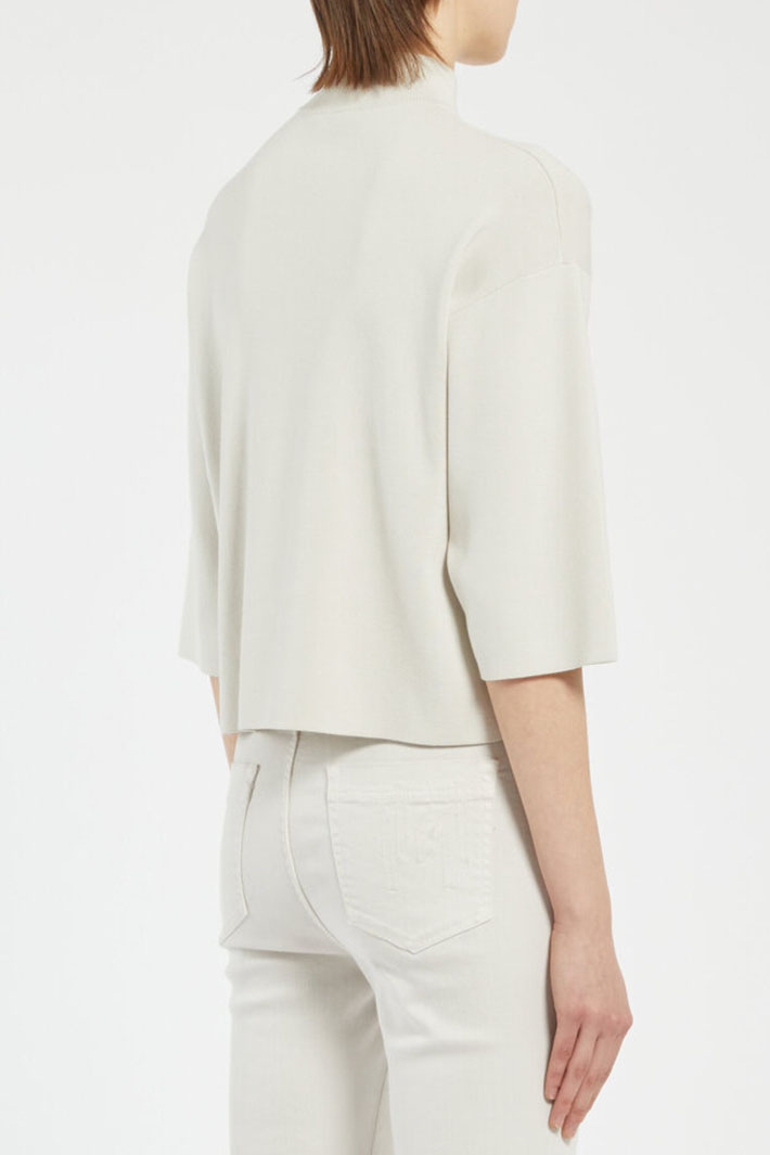 Marella Amedeo Jumper Wool White 2423366045200 - Olivia Grace Fashion