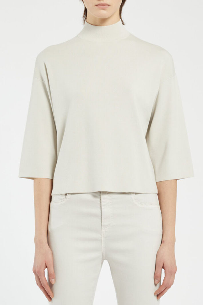 Marella Amedeo Jumper Wool White 2423366045200 - Olivia Grace Fashion