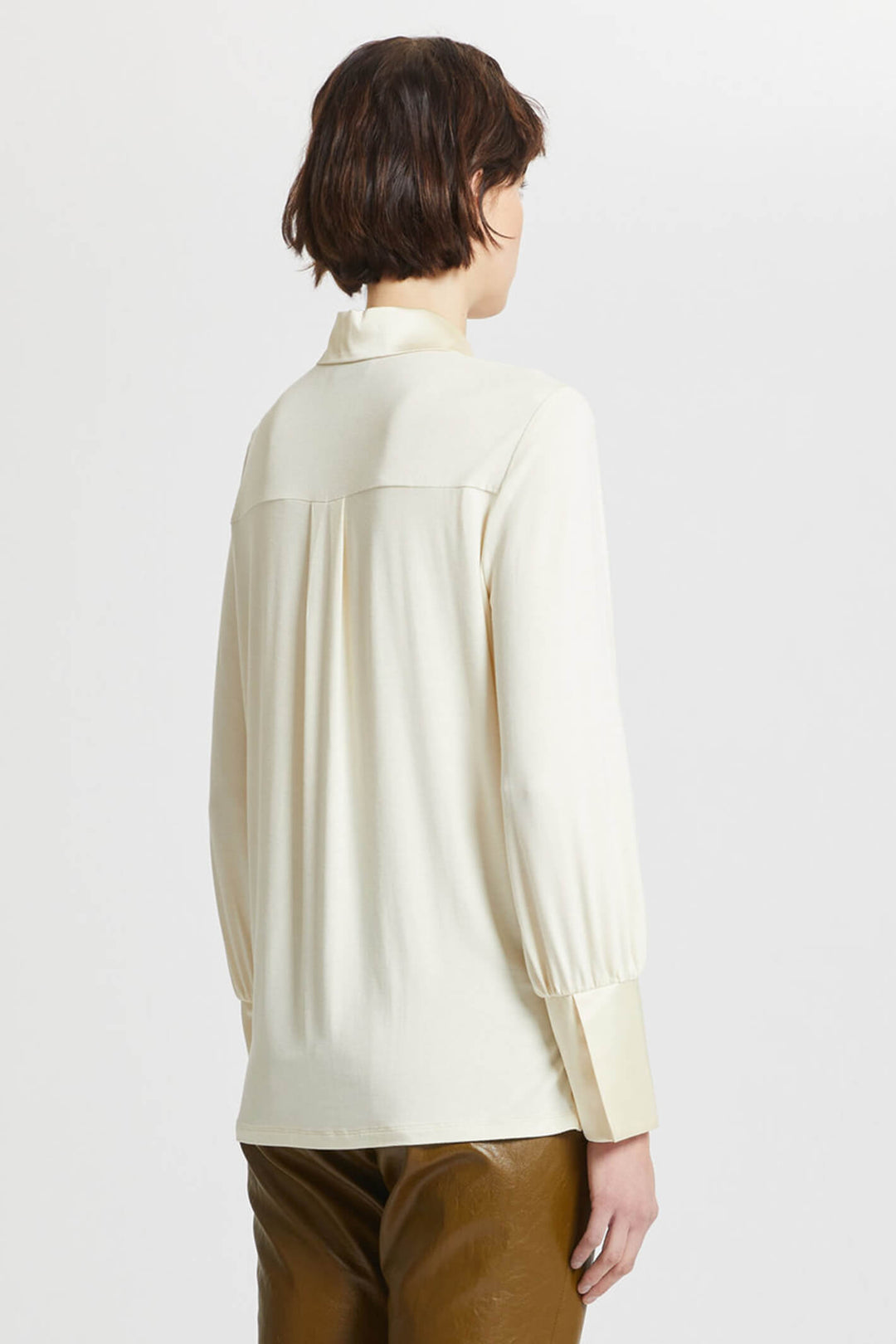 Marella Antico 2331161038200 Vanilla Cream Shirt - Olivia Grace Fashion