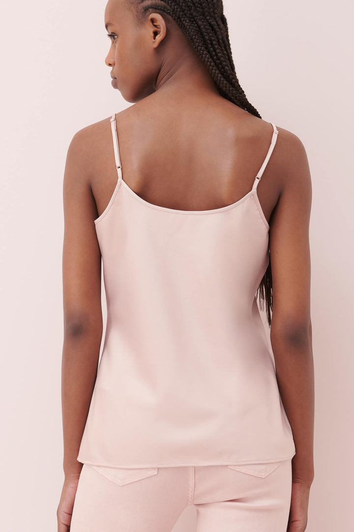 Marella Bengala 2331660139200 Nude Pink Camisole Top - Olivia Grace Fashion