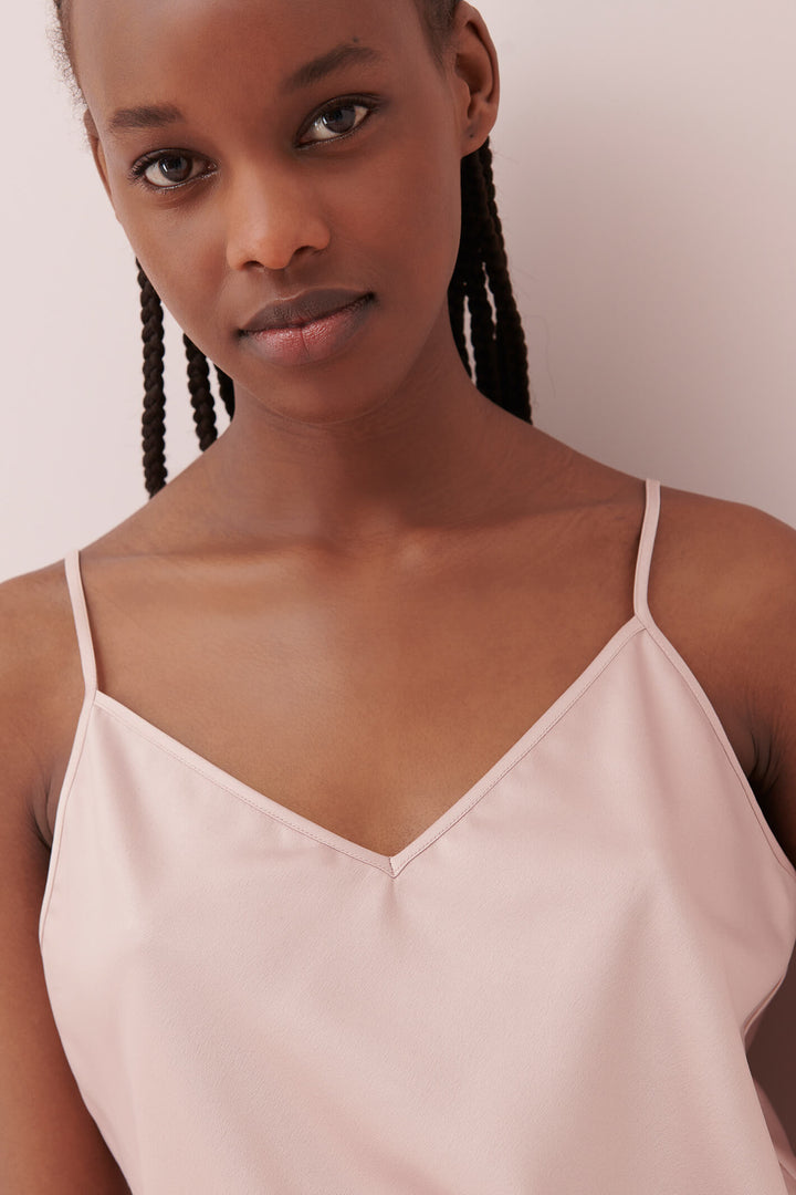 Marella Bengala 2331660139200 Nude Pink Camisole Top - Olivia Grace Fashion