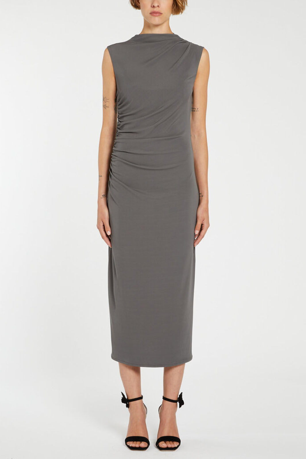 sachin and babi light blue dress Heather Stone Grey Mini Tank Dress