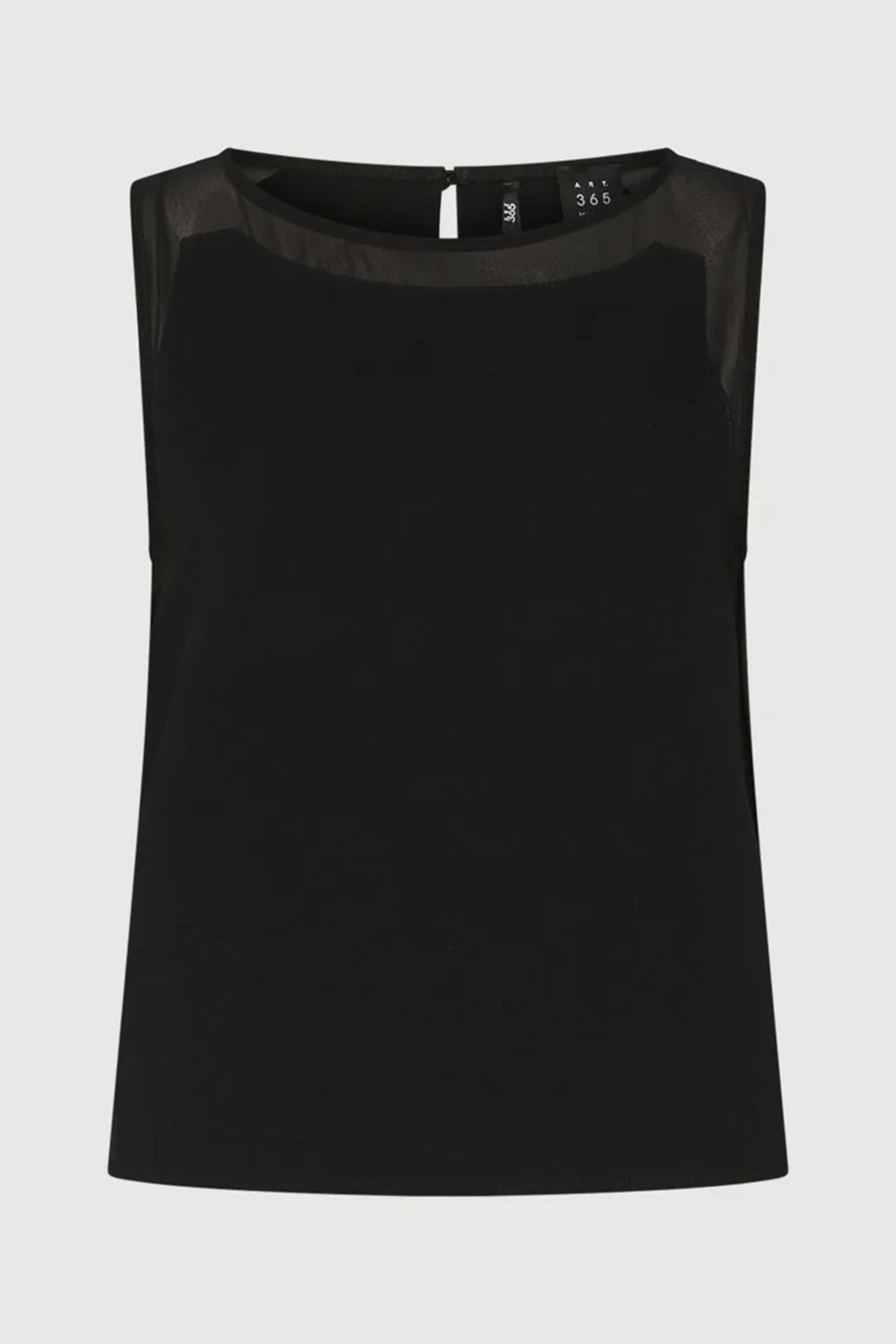 Marella Garden Black Sleeveless Top 2523166013200 - Olivia Grace Fashion