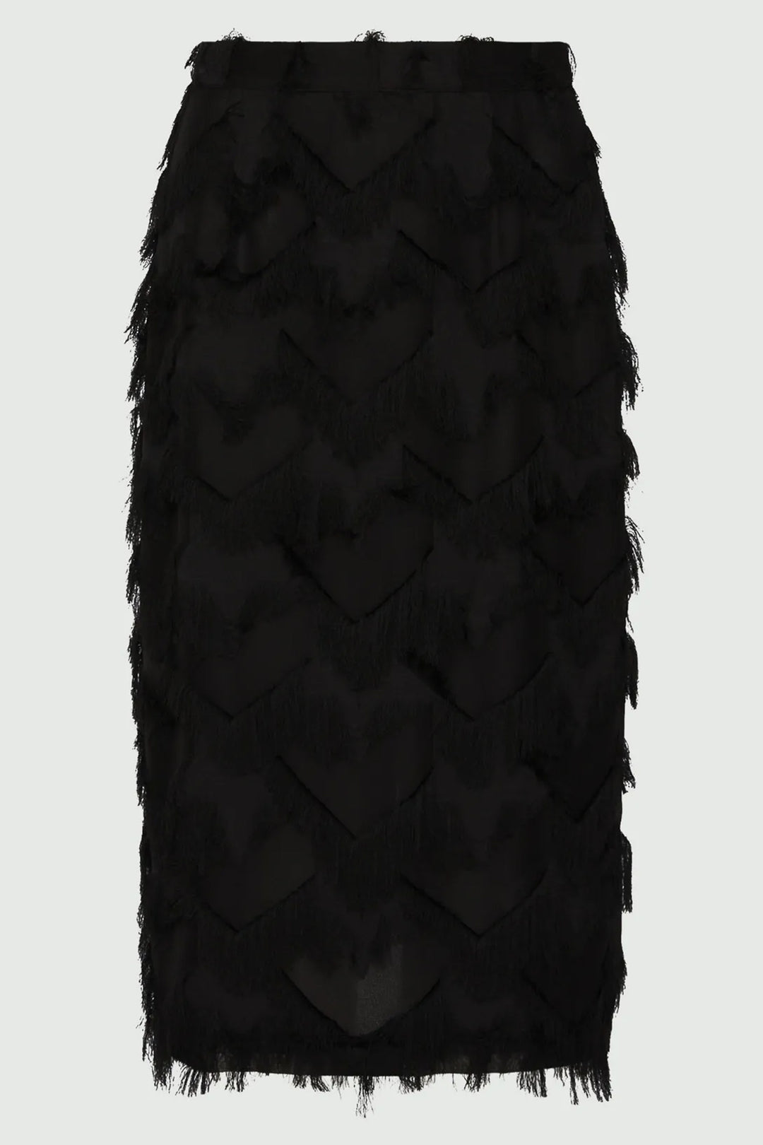 Marella Gattini2 Black Woven Skirt 2523106132200 002