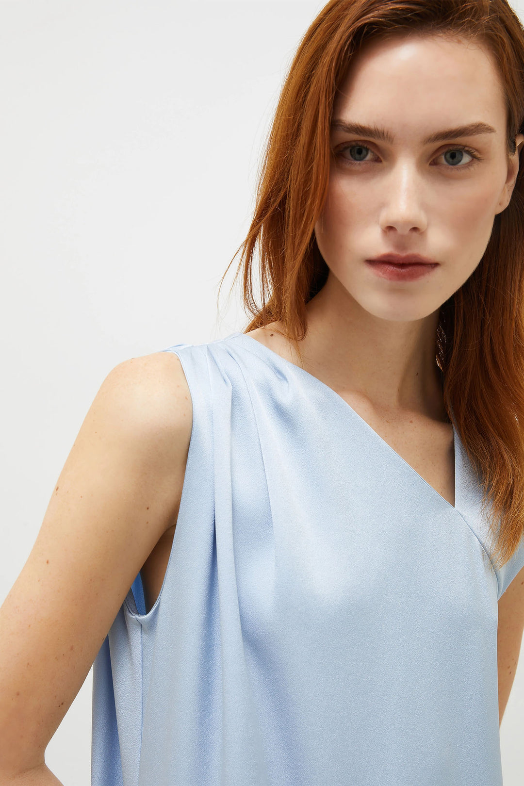 Marella Graffa Light Blue Belted Dress 2513221012200  - Olivia Grace Fashion