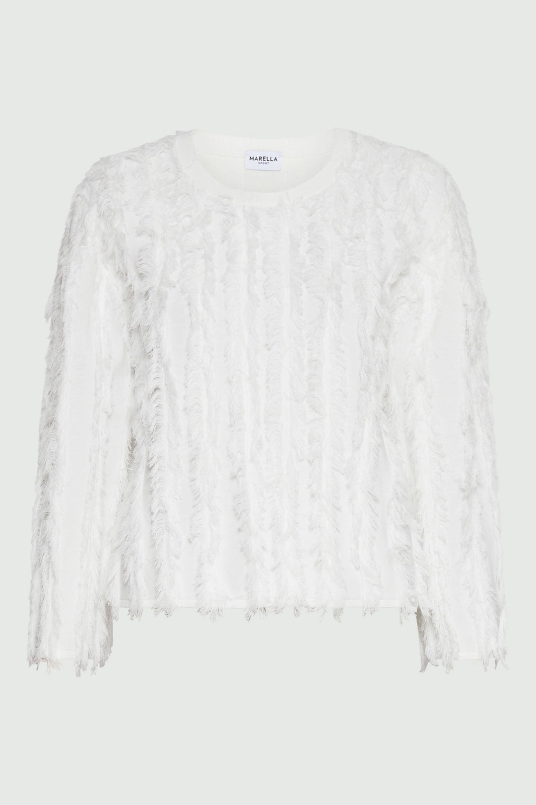 Marella Jumper Dida Optical White 2513361164200 001 - Olivia Grace Fashion