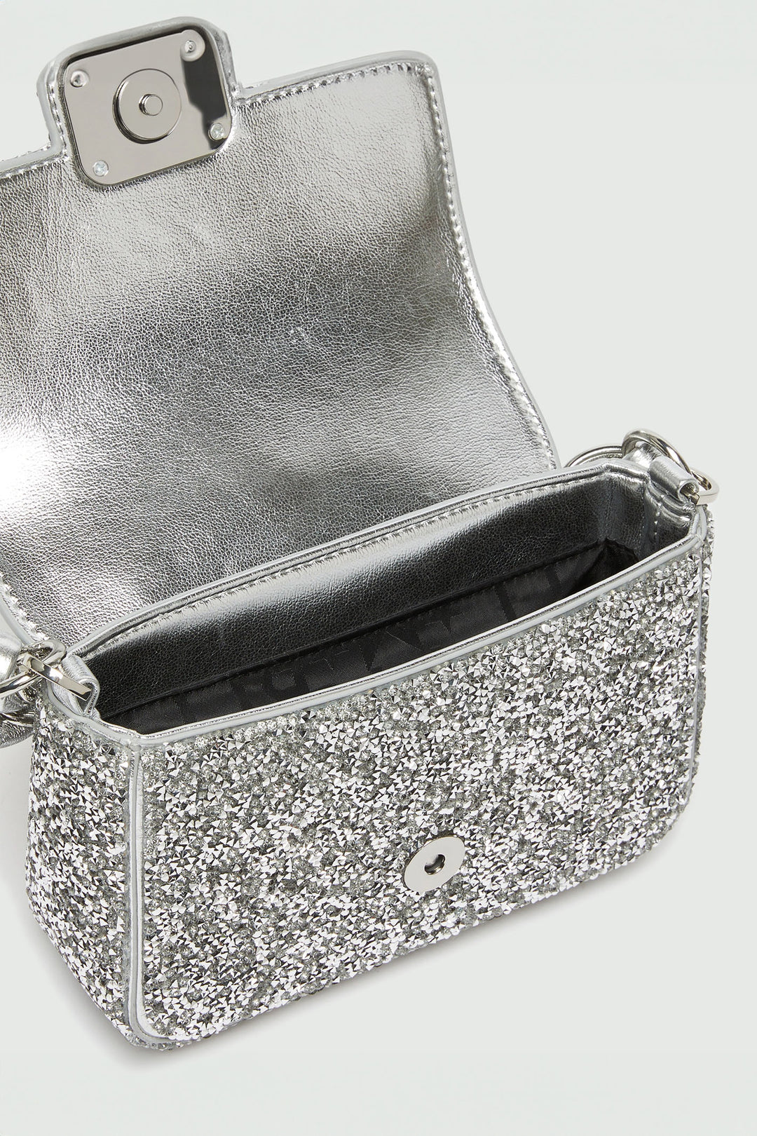Marella Lontra1 Handbag Silver Rhinestone 2423516066200 - Olivia Grace Fashion