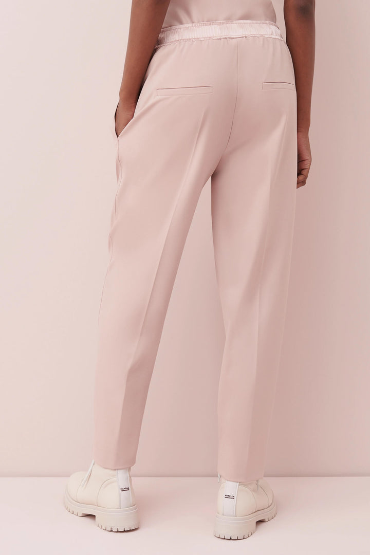 Marella Milva 2331360939200 Nude Pink Pull-On Trousers - Olivia Grace Fashion