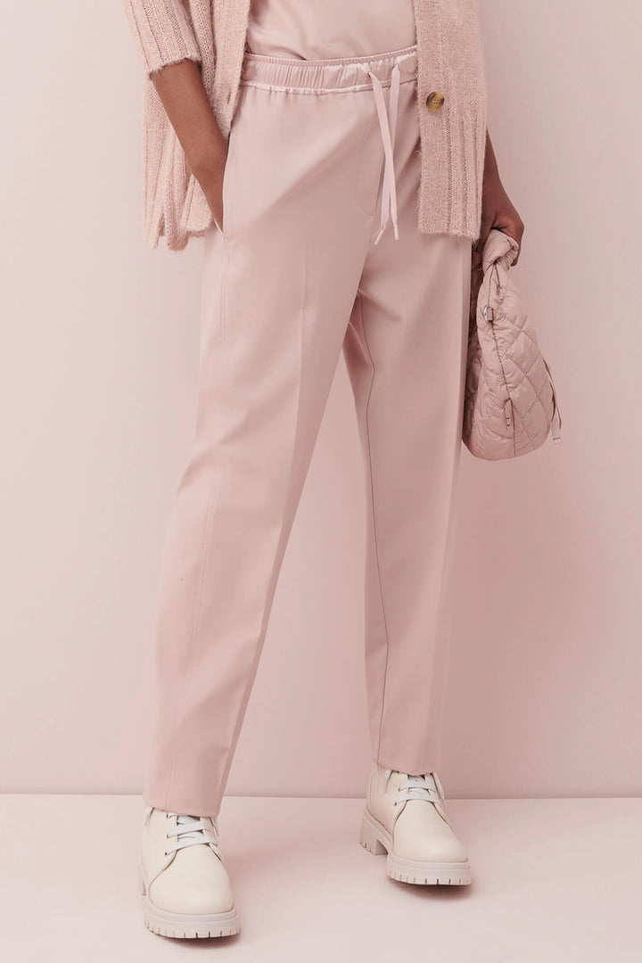 Marella Milva 2331360939200 Nude Pink Pull-On Trousers - Olivia Grace Fashion