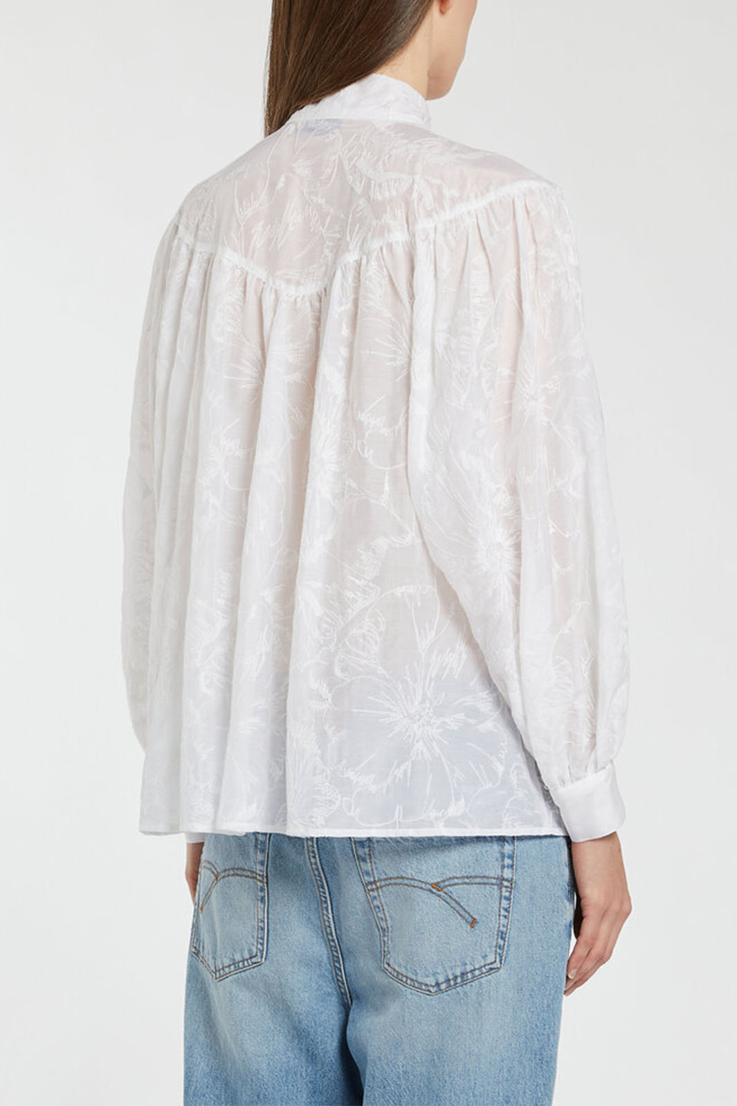Marella Shirt Kenya Optical White 2513111054200 001 - Olivia Grace Fashion