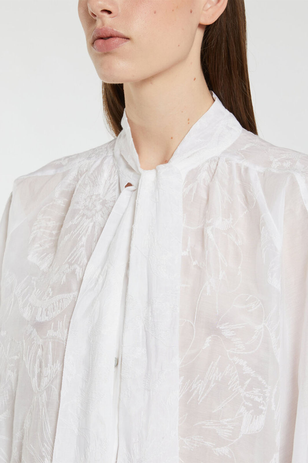 Marella Shirt Kenya Optical White 2513111054200 001 - Olivia Grace Fashion