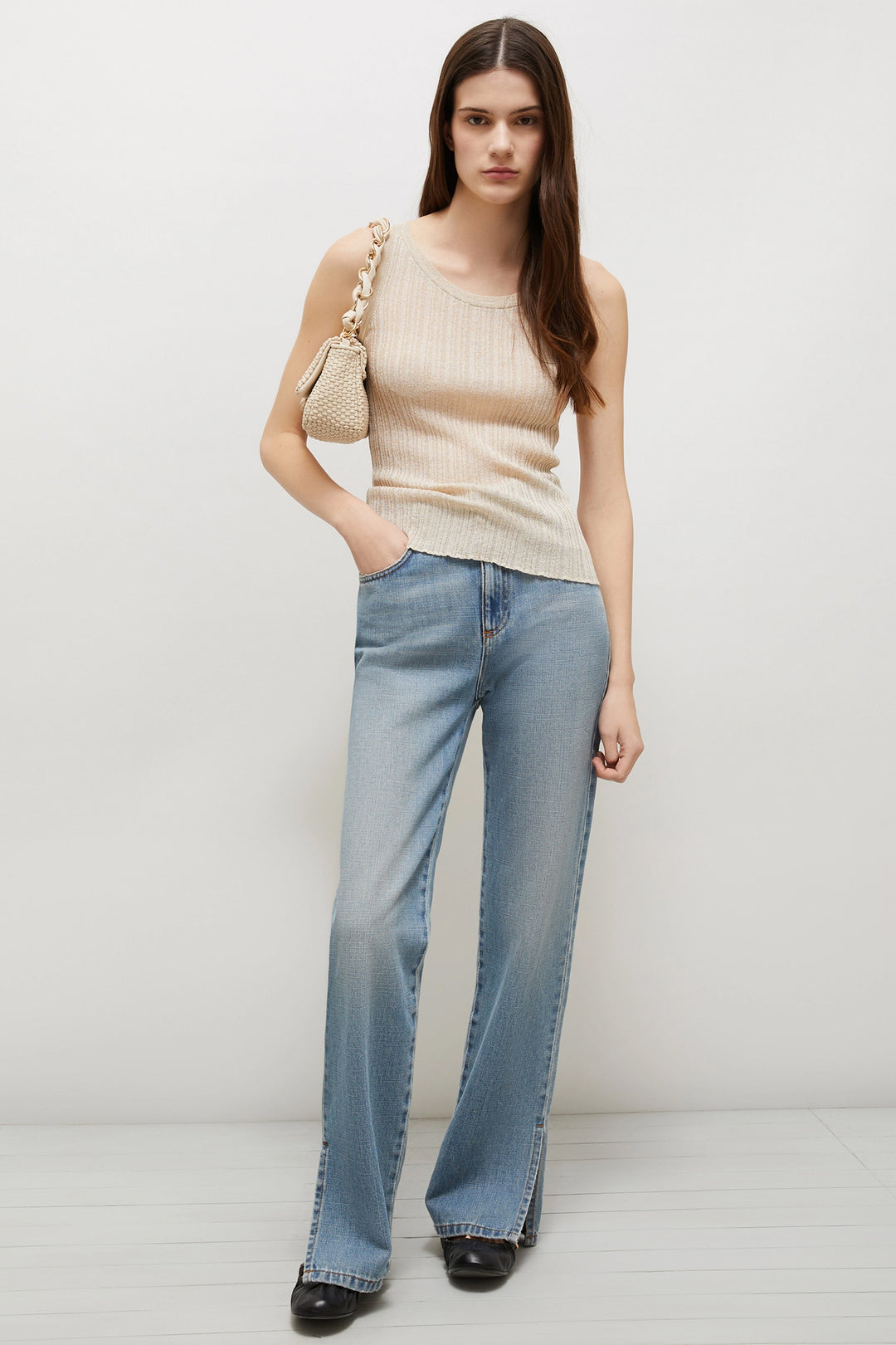 Marella Tiro1 Lurex Vest Top 2513361102200 - Olivia Grace Fashion