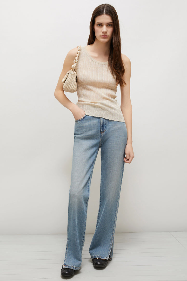 Marella Tiro1 Lurex Vest Top 2513361102200 - Olivia Grace Fashion