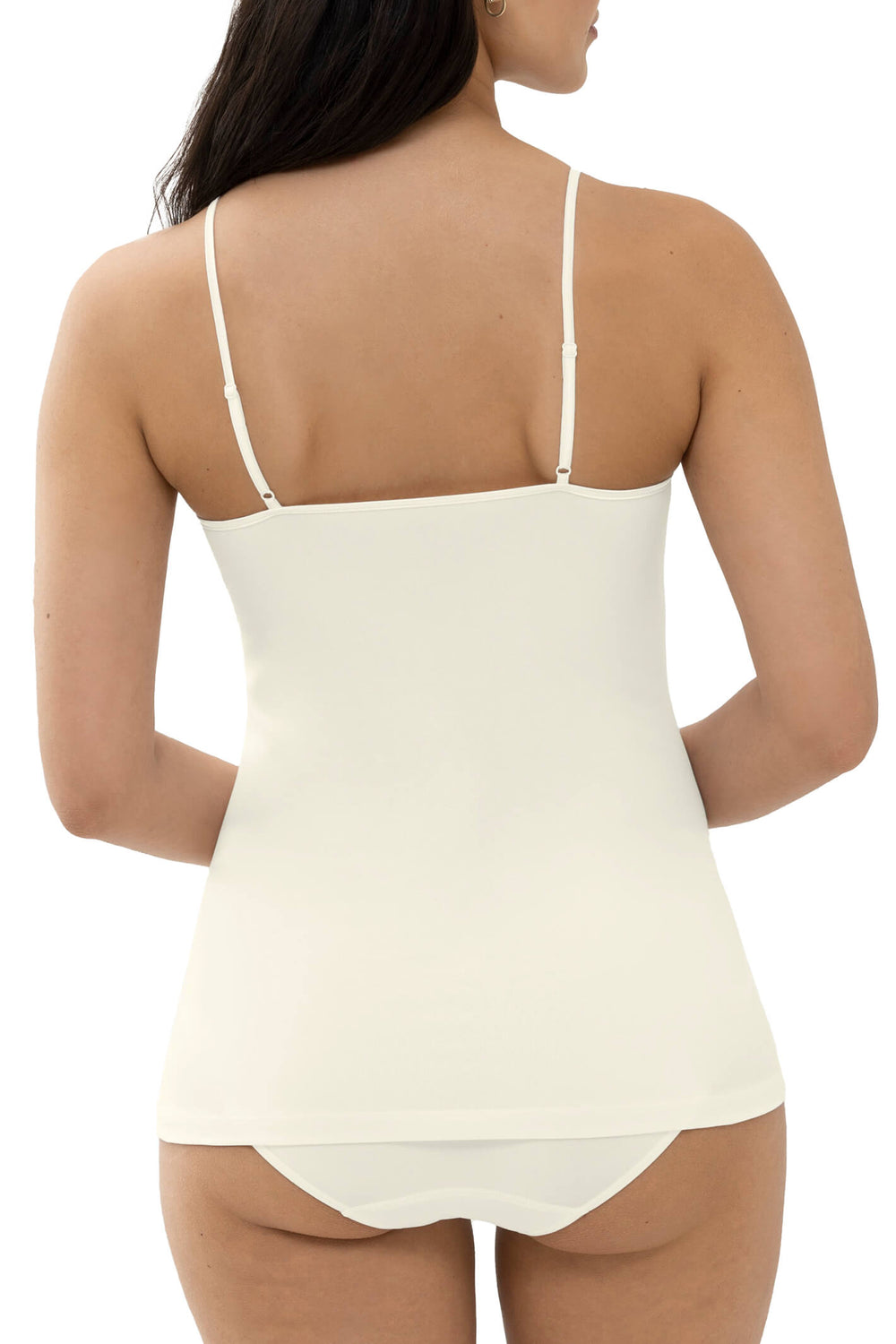 Mey 55201 Champagne Spaghetti Strap Vest Top - Olivia Grace Fashion