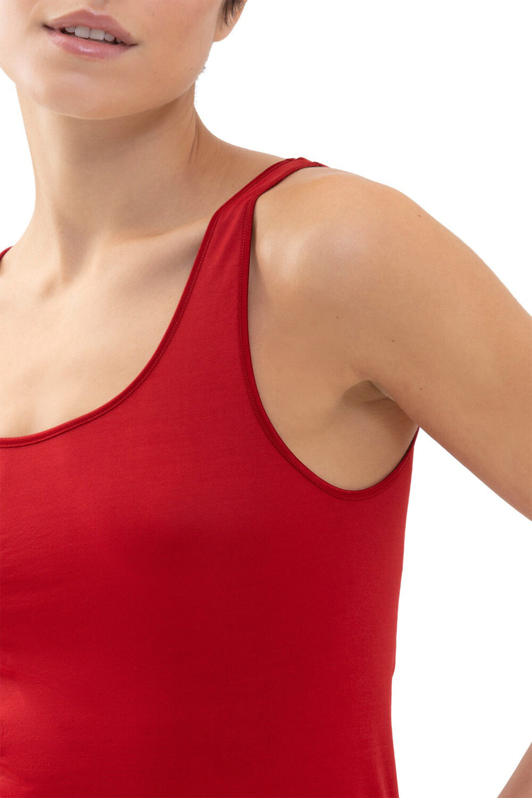 Mey 55204 Red Vest Top Colour 410 - Olivia Grace Fashion