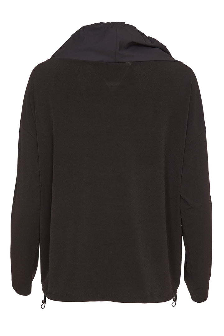 Naya High Neck Drawstring Top NAW24138 - Olivia Grace Fashion