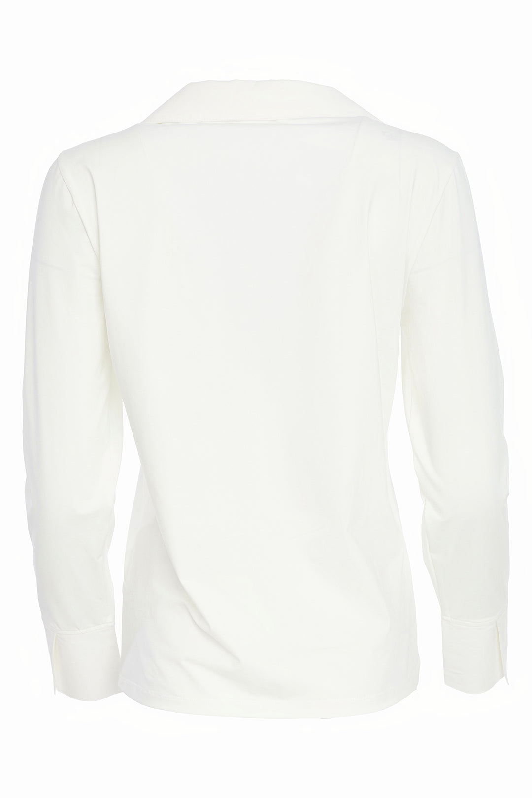 White long-sleeve shirt on a white background