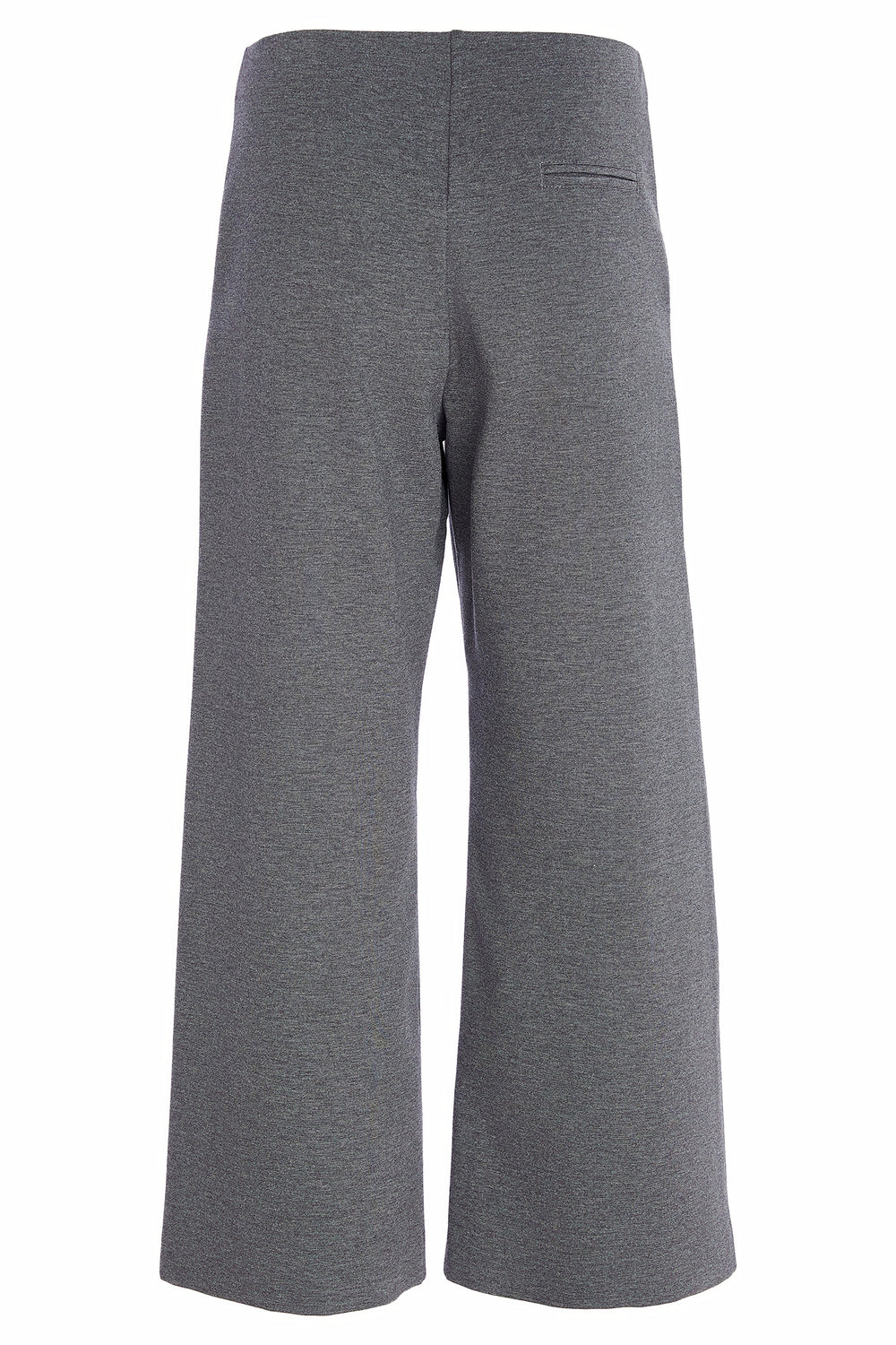 Gray wide-leg pants on a white background