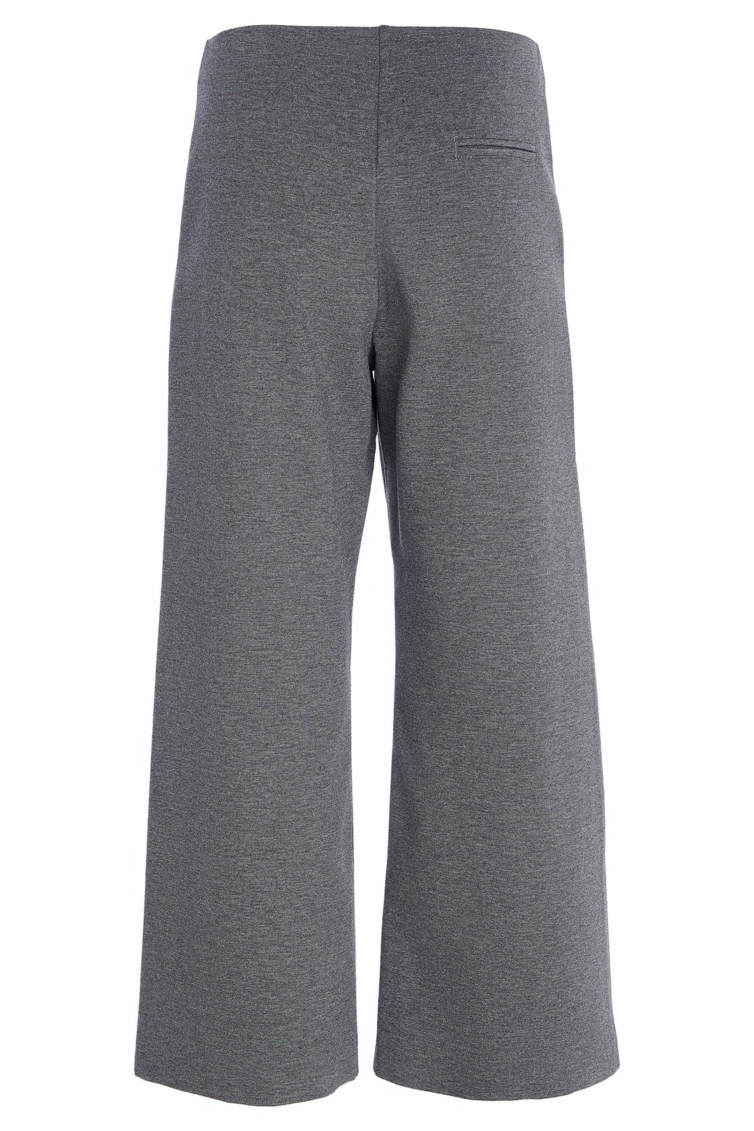 Gray wide-leg pants on a white background