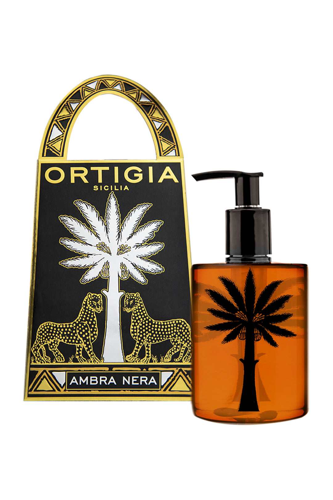 Ortigia Sicilia Ambra Nera Liquid Soap 300ml - Olivia Grace Fashion