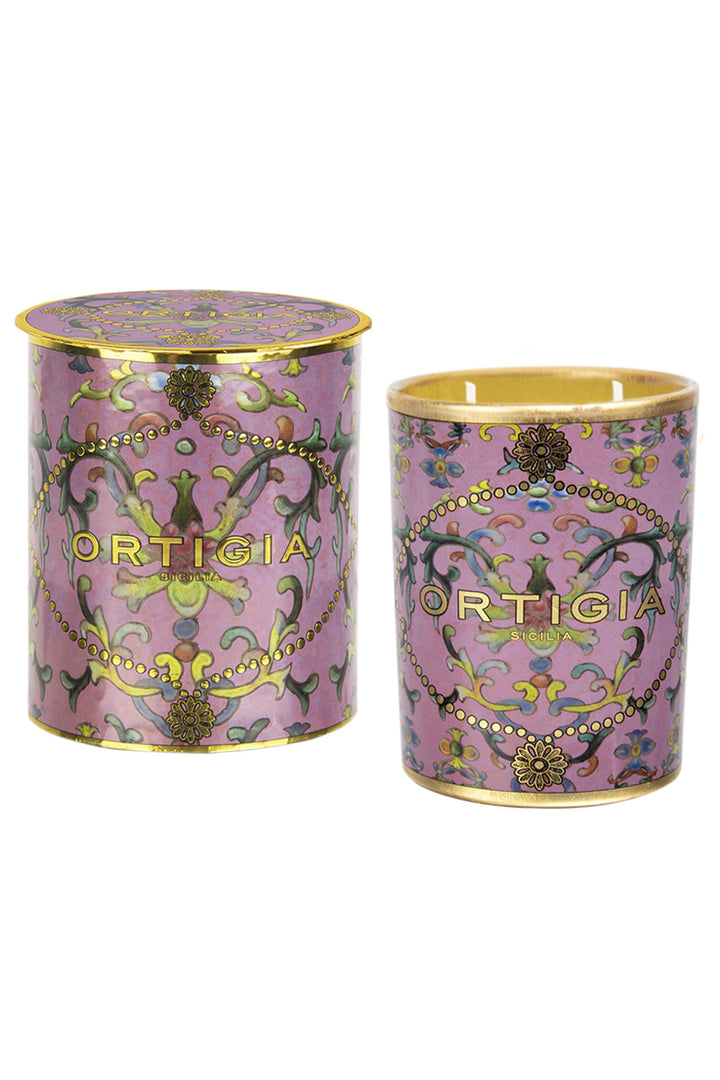 Ortigia Sicilia Medium Aragona Perfume Decorated Candle - Olivia Grace Fashion