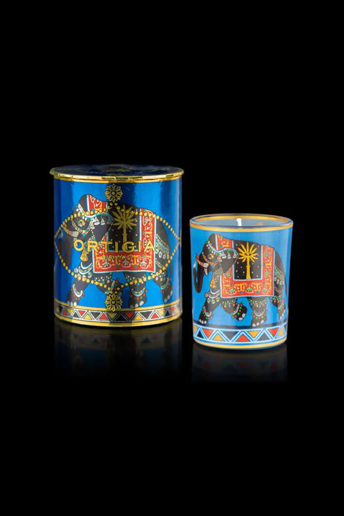 Ortigia Sicilia Sandalo Decorated Candle - Olivia Grace Fashion