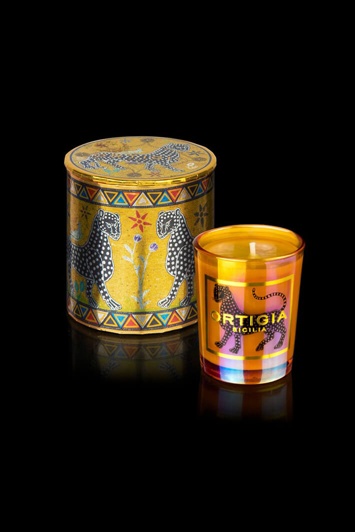 Ortigia Sicilia Small Candle Macchiamare Oro - Olivia Grace Fashion