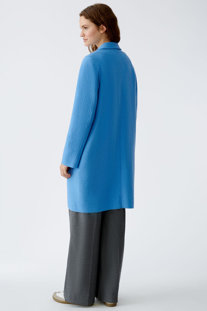 Oui Mayson Coat Cornflower Blue 79918-5340 - Olivia Grace Fashion