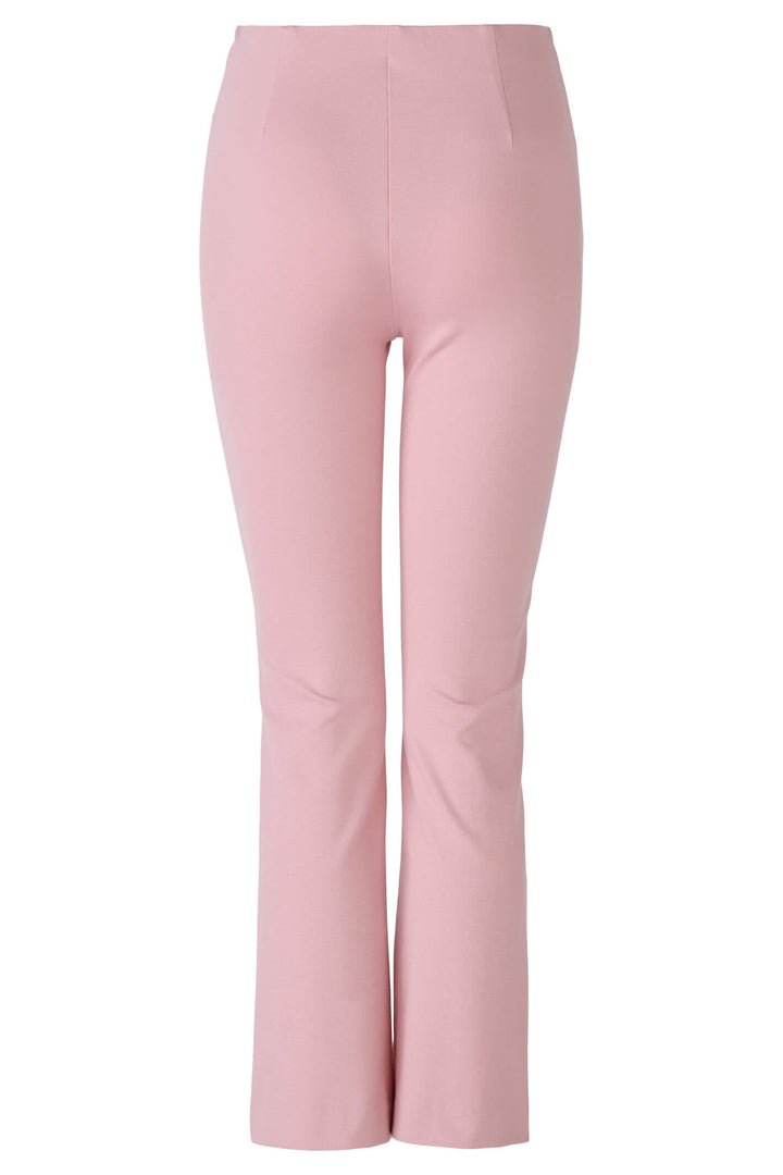 Oui 85724 Rose Pink Pull-On Cropped Trousers - Olivia Grace Fashion
