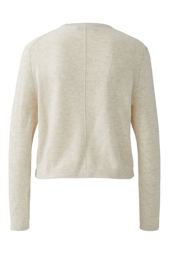 Beige jumper on a white background