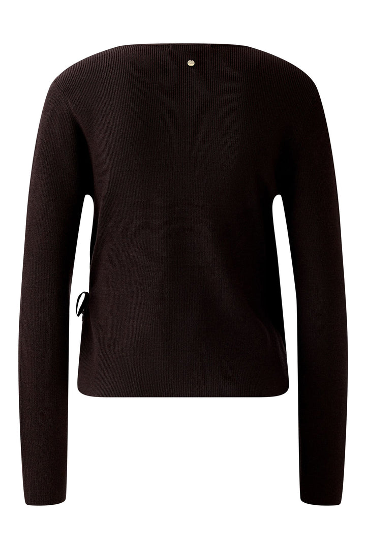 Brown sweater on a white background